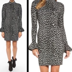 NWOT. MICHAEL KORS Metallic sweater sheath dress